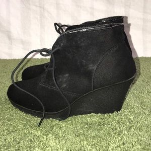 wedge booties | size 8.5